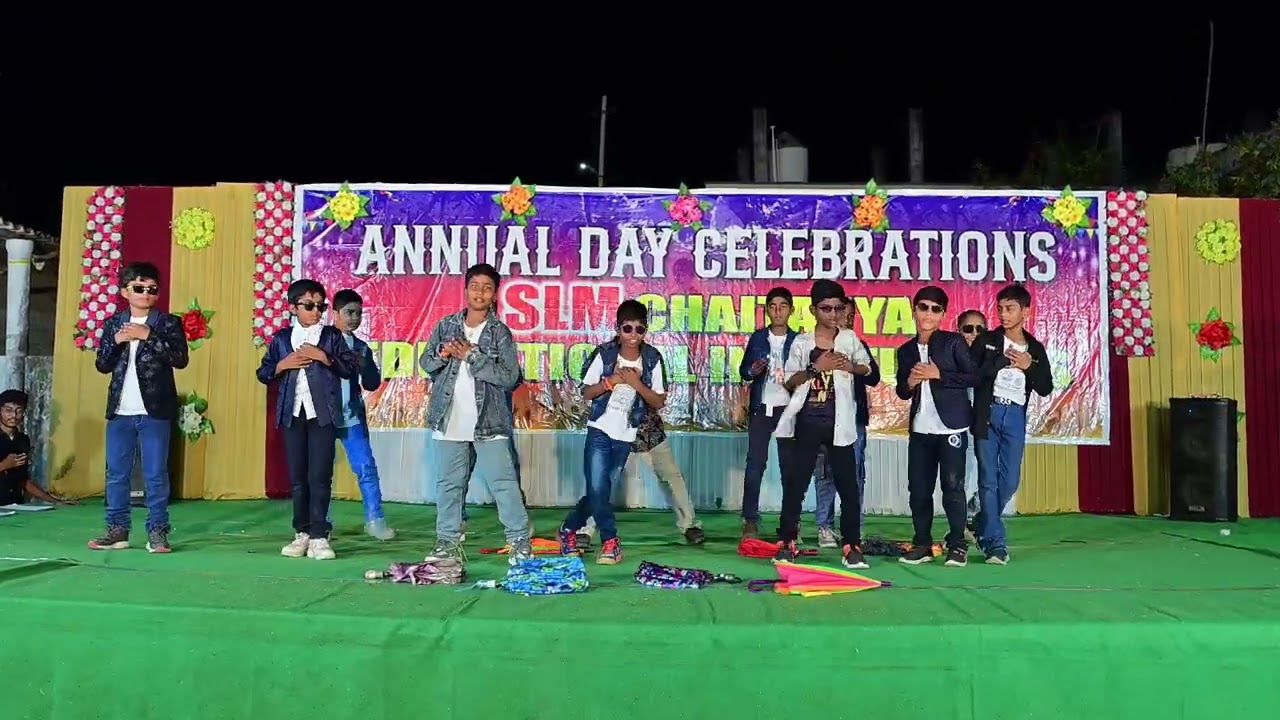 Smiling faces tell how much they enjoyed their dance by 5th boys @slmchaitanya6463 @AnnualDay2026