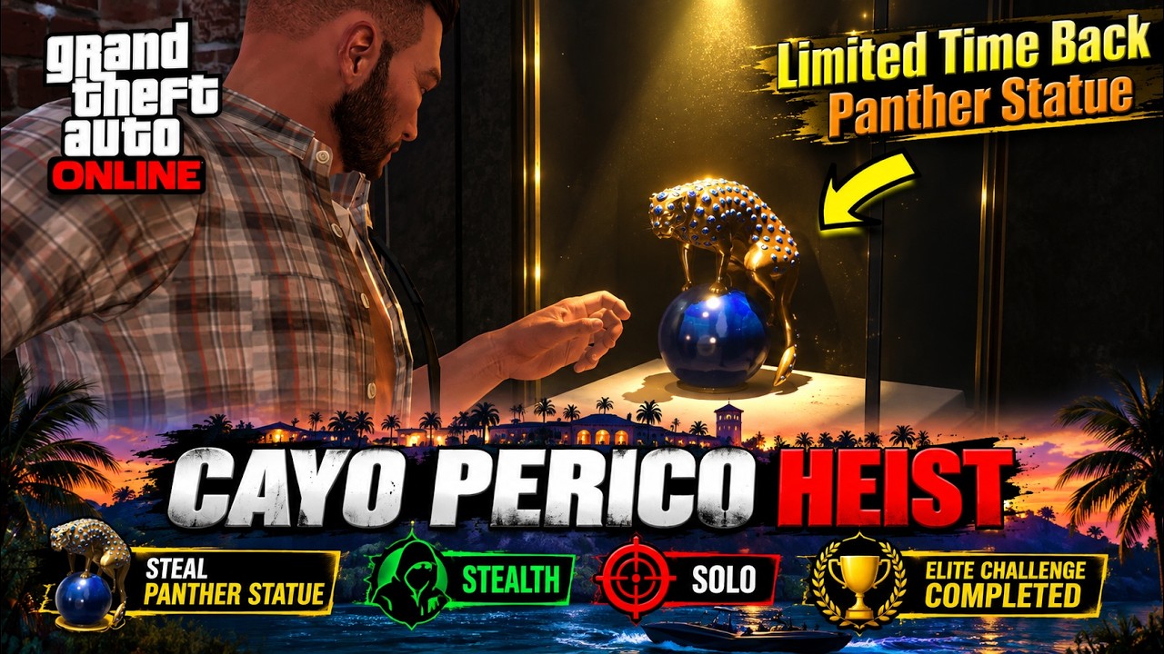 GTA Online - Cayo Perico Heist Finale | Panther Statue | Easy Guides