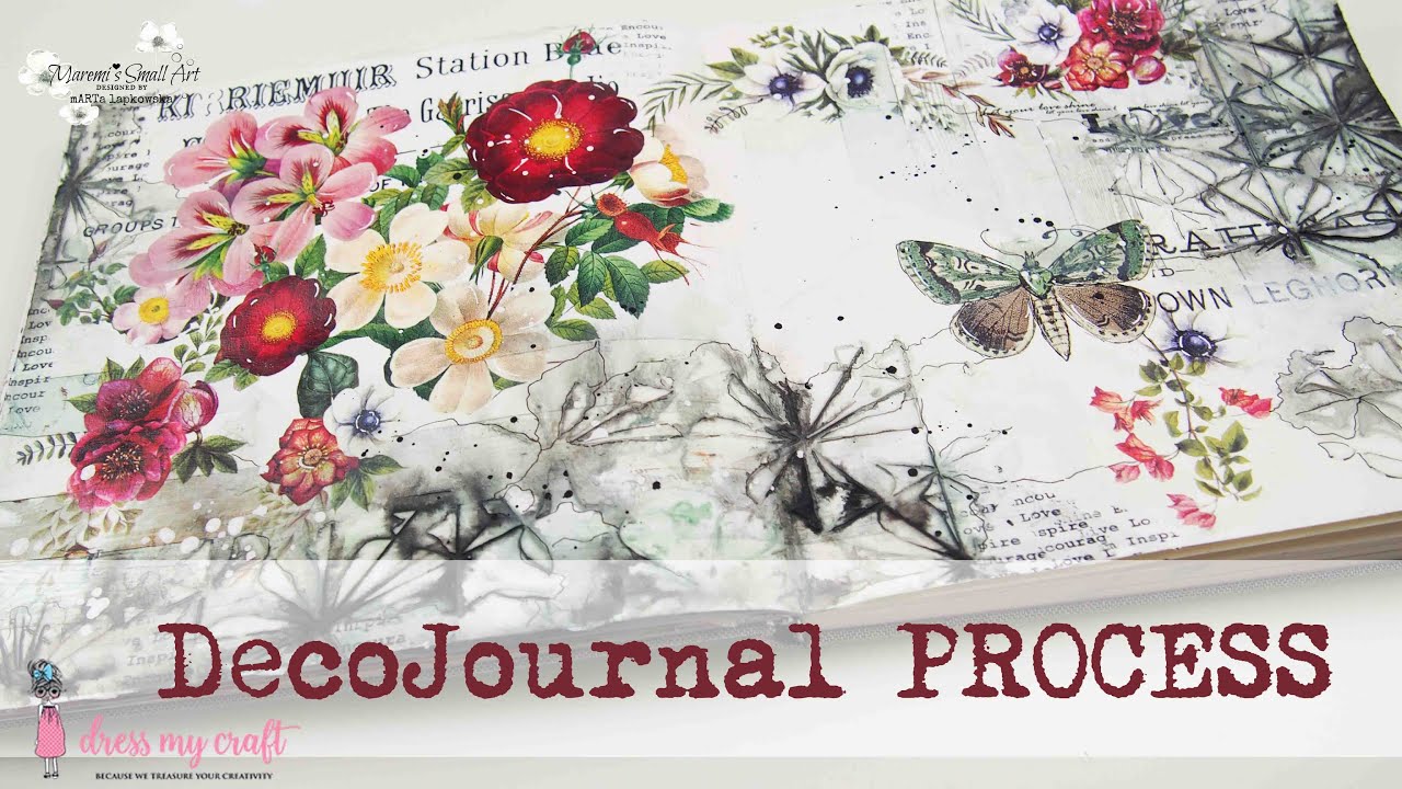 Mixed Media + 'Transfer Me' Art Journaling with @Dressmycraft  ~ ✂️ Maremi's Small Art