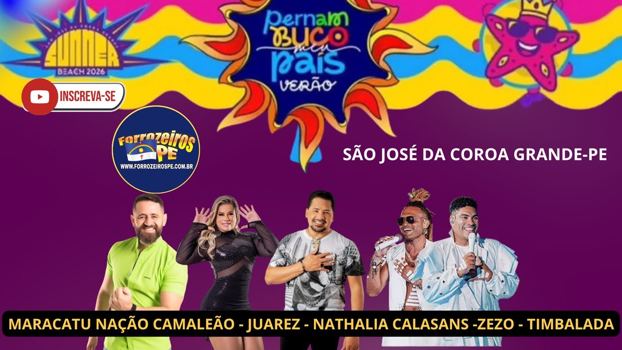Festival Pernambuco Meu Paí 17/01/26 - #aovivo - Juarez, Nathalia Calasans, Zezo, Timbalada