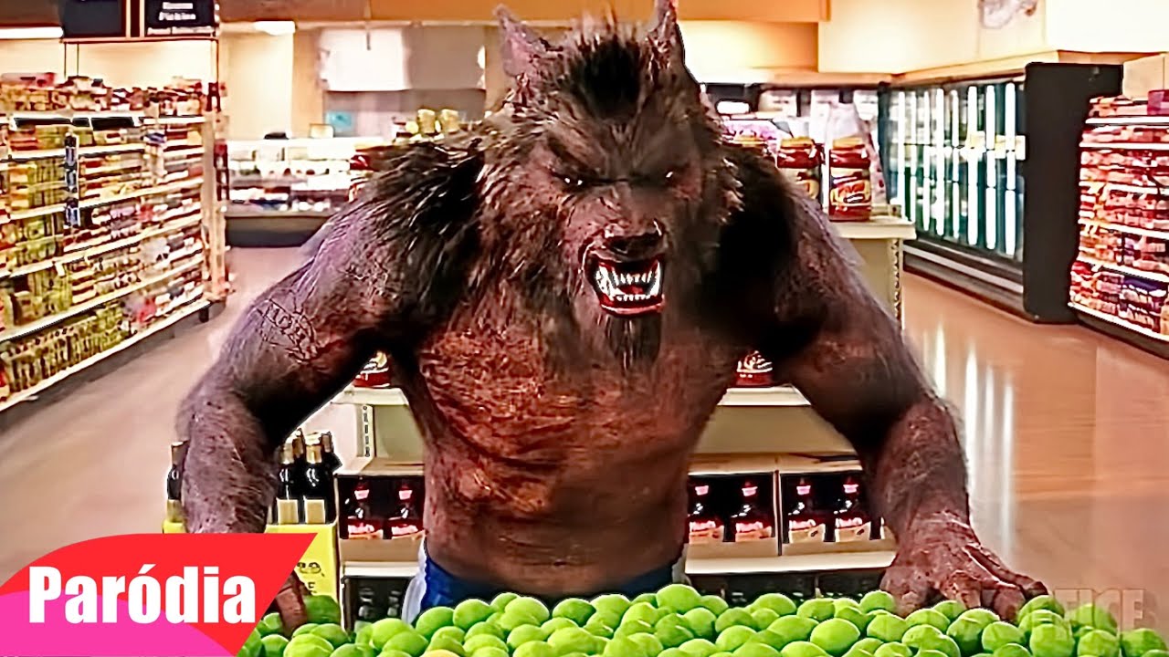 O LOBISOMEM ATACOU NO MERCADINHO - TENTE NÃO RIR (COMPILADO DE 10 MINUTOS) PARÓDIA