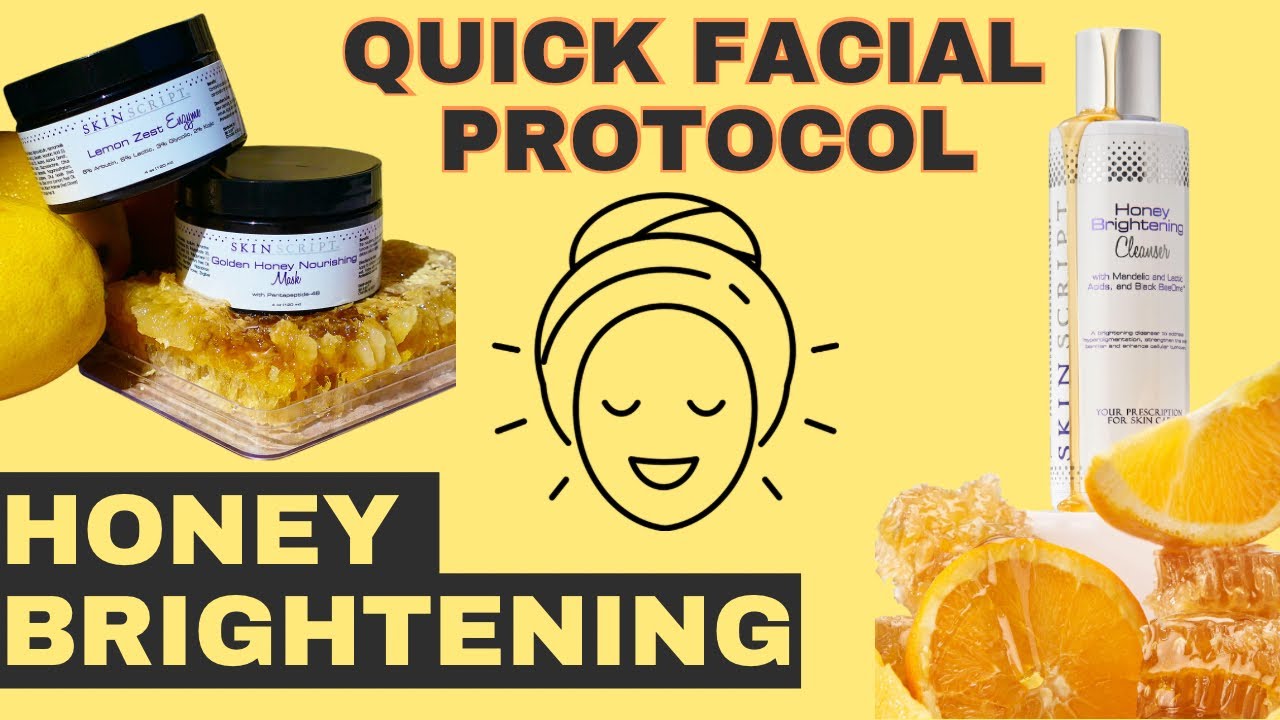 SkinScript Honey Brightening Protocol|#Facial
