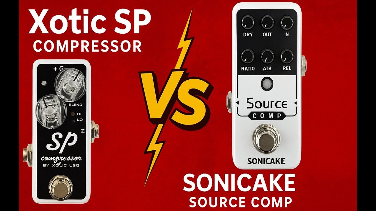 NO TALK: Sonicake Source Comp vs Xotic SP Compressor