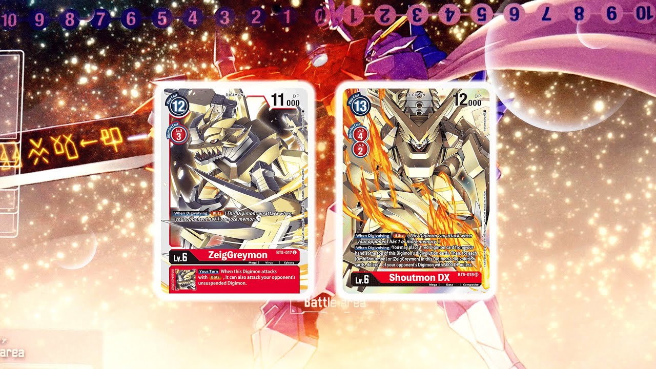 Digimon Set 5 Deck Profile: RED SHOUTMON! Digimon Trading Card Game BT5 Format (2021)