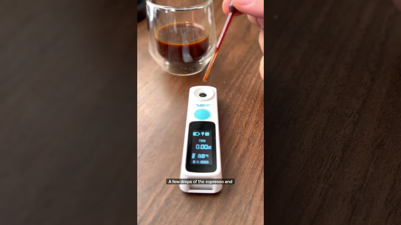 Measuring Espresso Extraction with a Refractometer #shorts #espresso