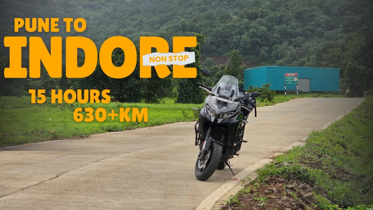 Riding 600KM Non-Stop! Pune to Indore Adventure Ride | Kawasaki Versys 1100