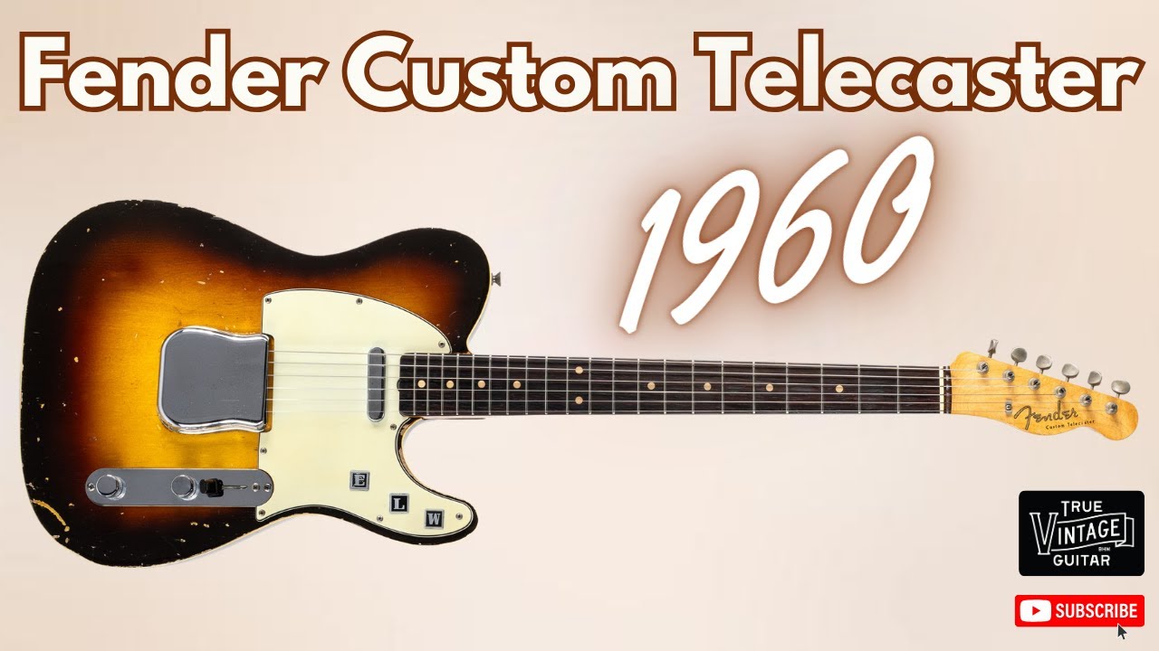 Double Bound Tele: 1960 Fender Custom Telecaster Sunburst!