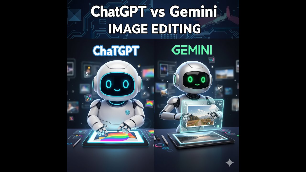 ChatGPT vs Gemini: Resim Düzenleme Düellosu! 🔥 (Kim Daha İyi?)
