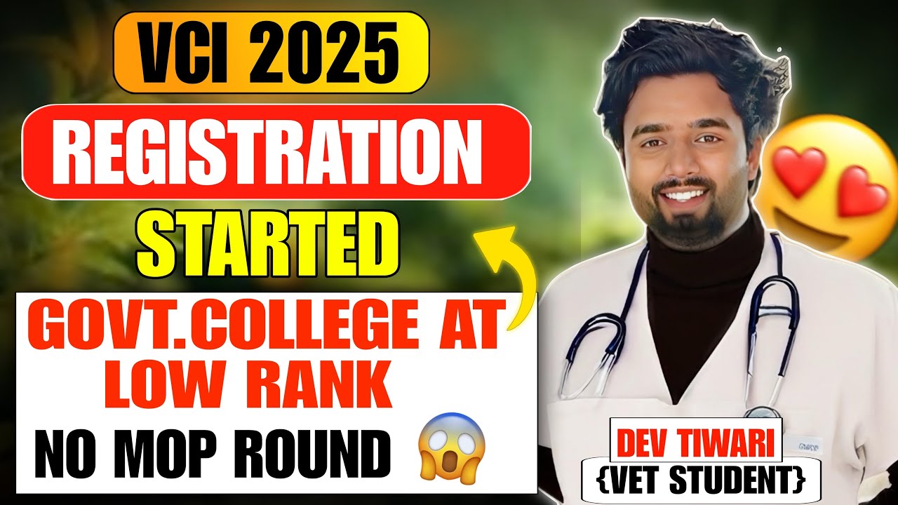 VCI Counselling 2025😍 | Government BVSc Seats, Fees & Cutoff Guide! | Veterinary Cutoff 2025