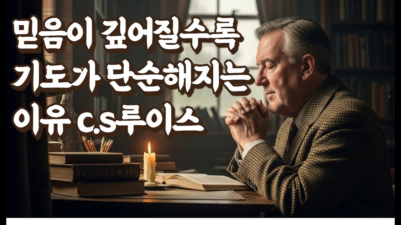 믿음이 깊어질수록 기도가 단순해지는 이유