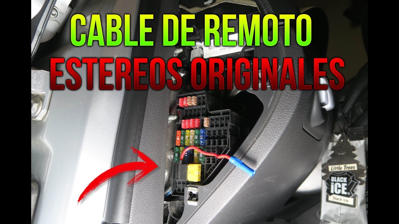 COMO CONECTAR EL CABLE DE REMOTO EN ESTÉREOS ORIGINALES  CORRECTAMENTE / CAR AUDIO