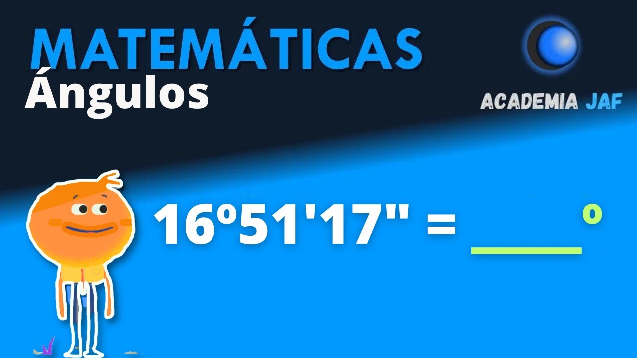 Convertir grados (º), minutos (') y segundos (
