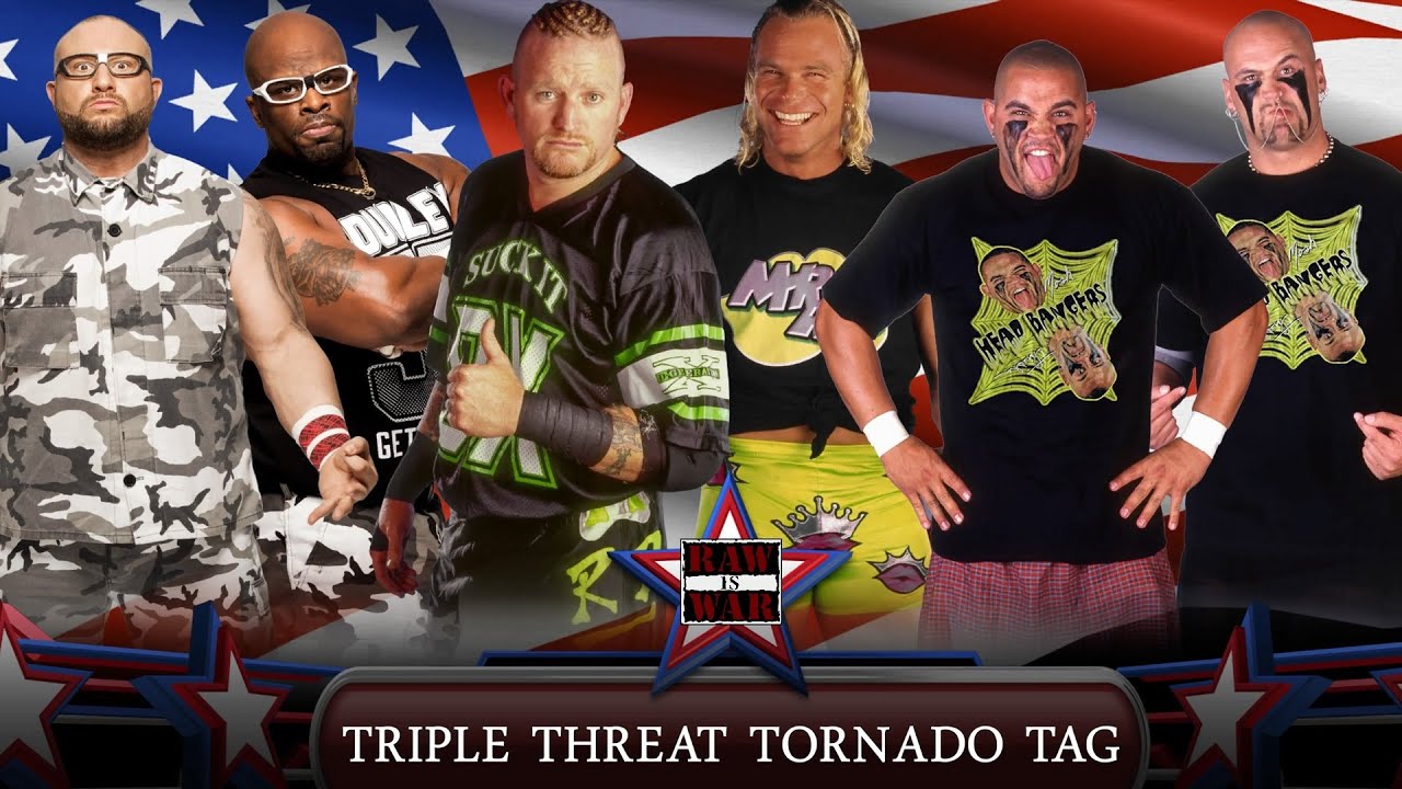WWE 2K25 - Triple Threat Tornado Tag Elimination