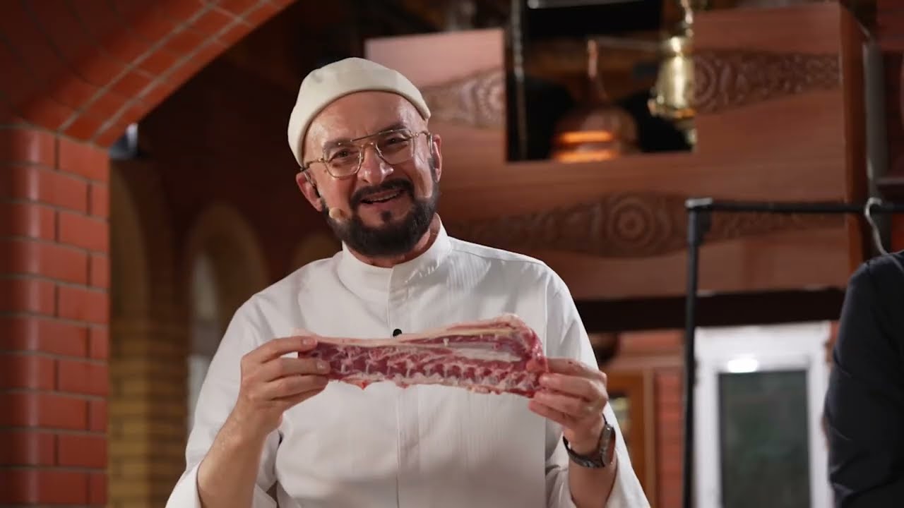 Азербайджанский мастер показывает супер-шашлык! Русский, английский и азербайджанский язык.