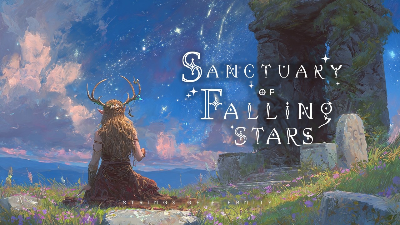 Sanctuary of Falling Stars | Fantasy Celtic Ambience | Relaxing Music [No Ads]