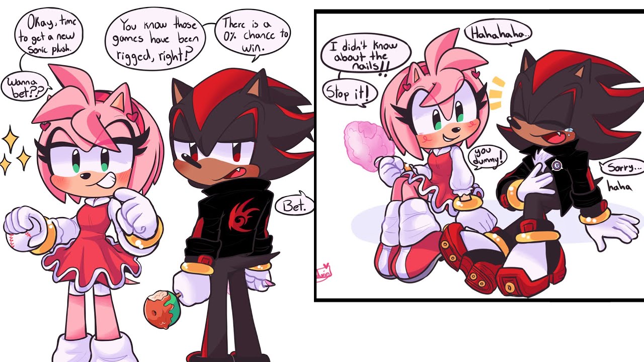 Shadow x Amy (Shadamy) Comic Dub Compilation