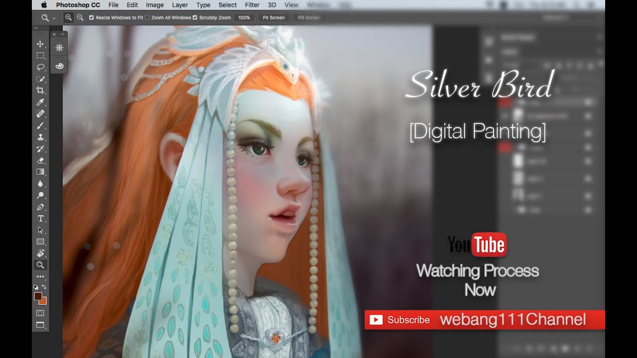 Silver Bird [4th][Digital Painting]