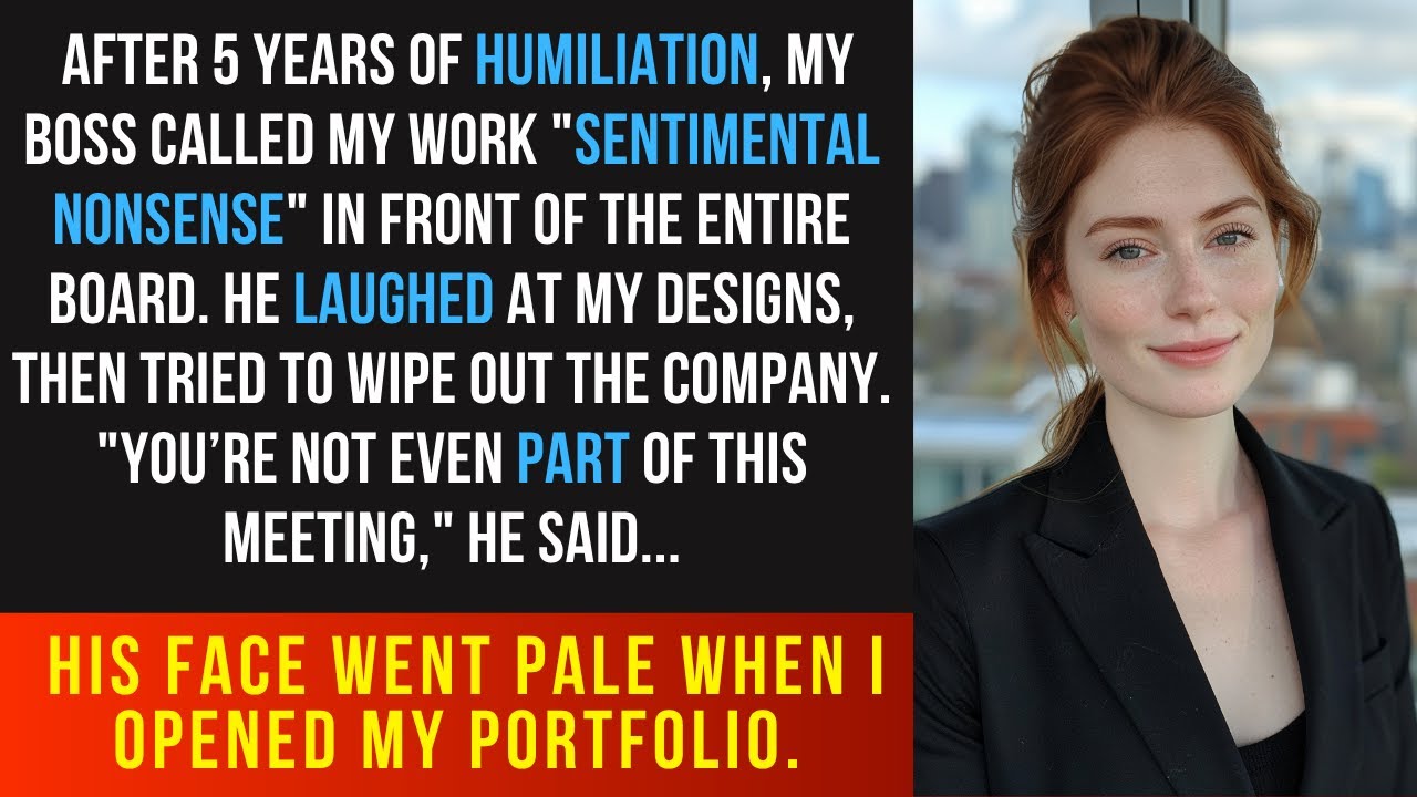 My Boss Laughed At My Sentimental Designs For 5 Years   Until The Board Saw My Secret Portfolio