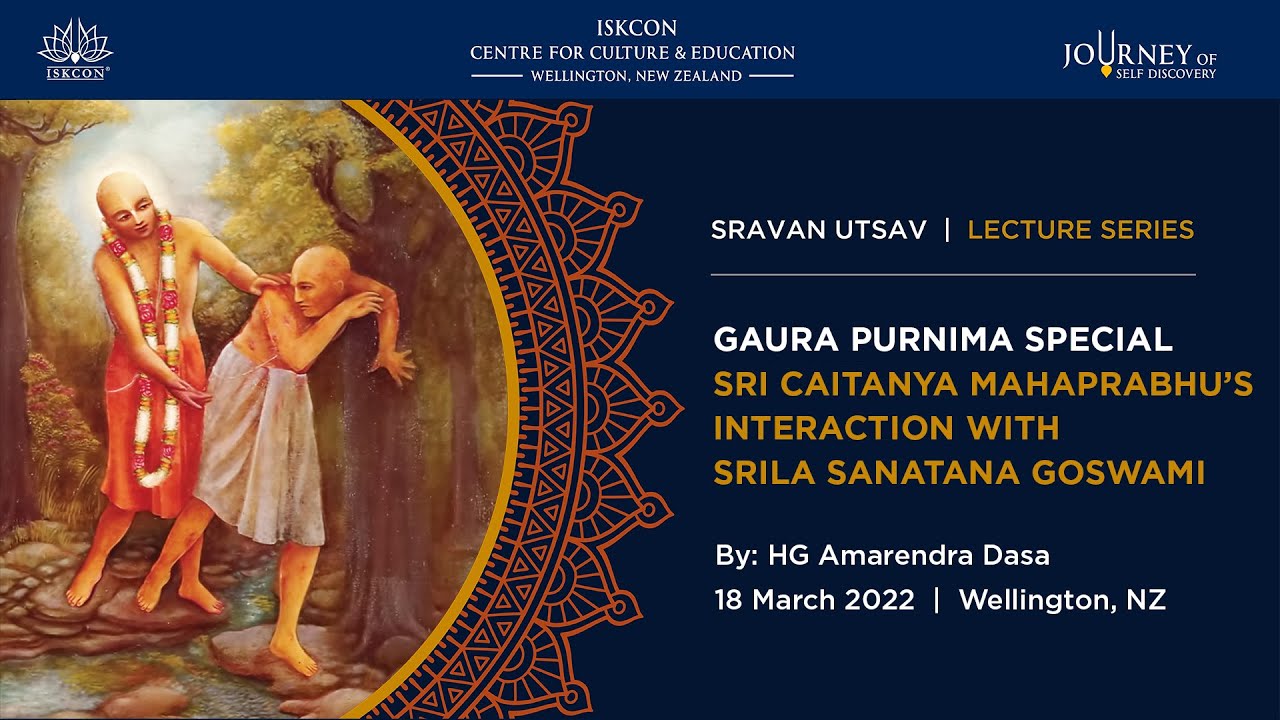 Sravan Utsav 2022 - Day 5: Gaura Purnima Special #1 - HG Amarendra Dasa