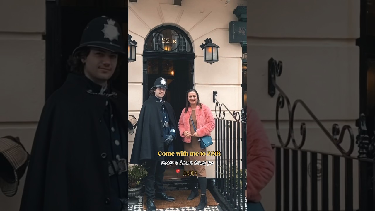 221B Baker Street, Sherlock Holmes💗 #london #sherlockholmes #bakerstreet #uk #travel #londontravel