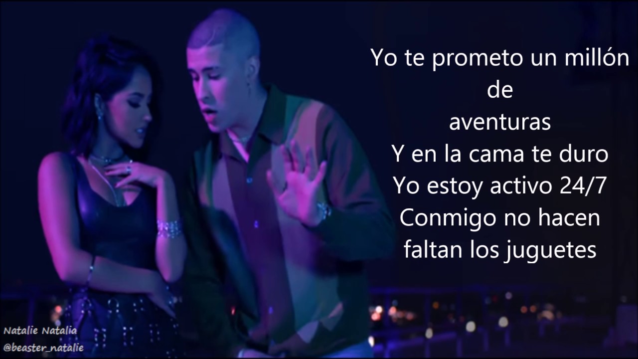 Becky G - Mayores ft. Bad Bunny (lyrics/letra)