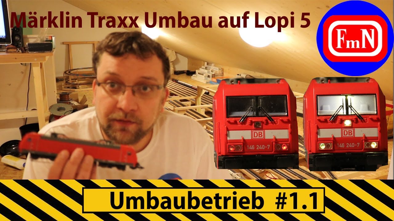 Umbaubetrieb #1.1, Märklin Traxx 146.2 auf ESU Lokpilot 5 mit Adapterplatine.