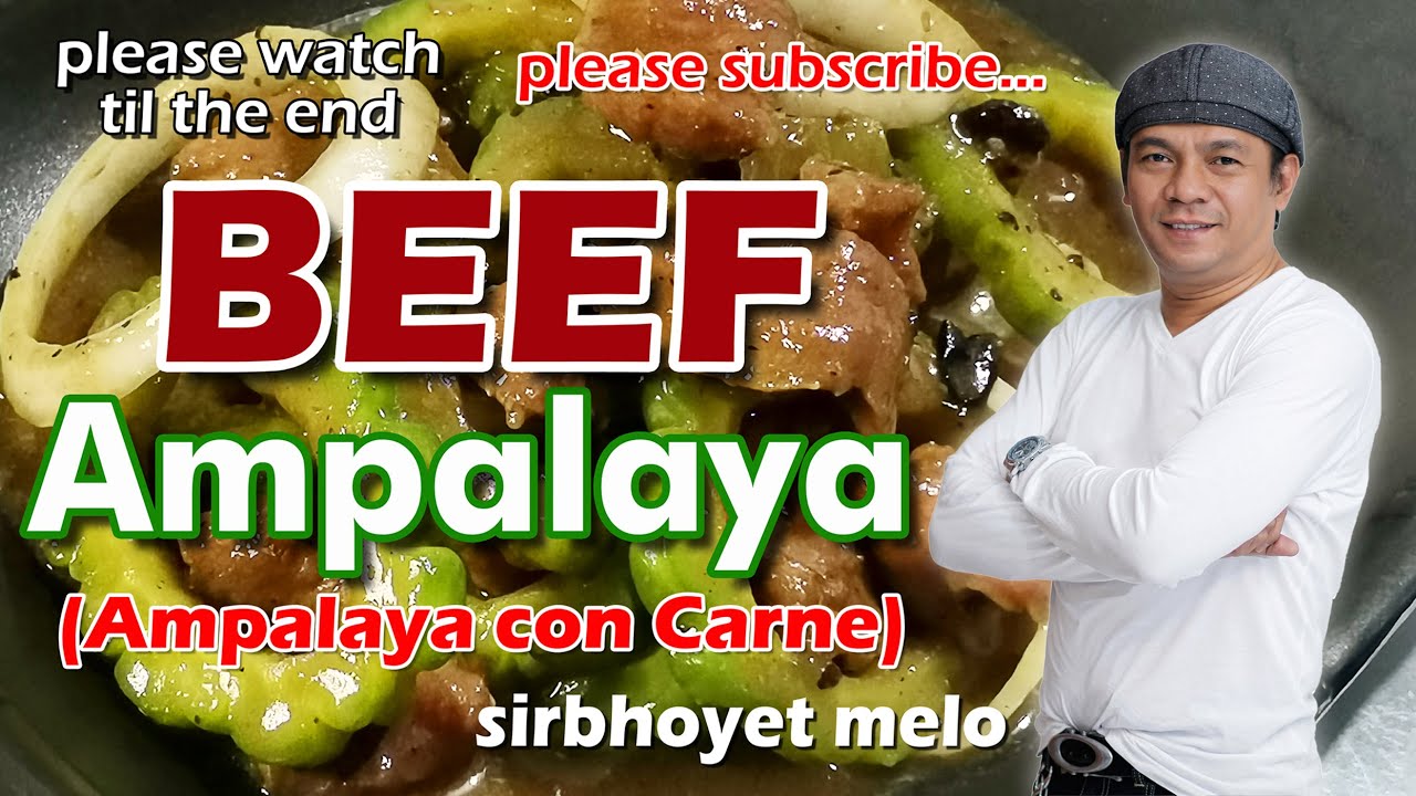 Beef Ampalaya (Ampalaya con Carne)