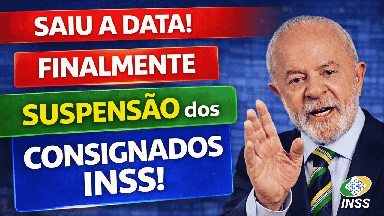 FINALMENTE SAIU a DATA?! ✅Veja QUANDO começa a SUSPENSÃO DOS CONSIGNADOS 2026!