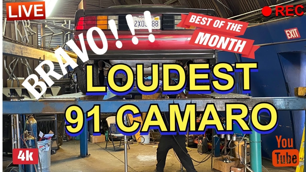 STRAIGHT PIPED 91 CAMARO RS 305 V8 #straightpipe #superson #pvo