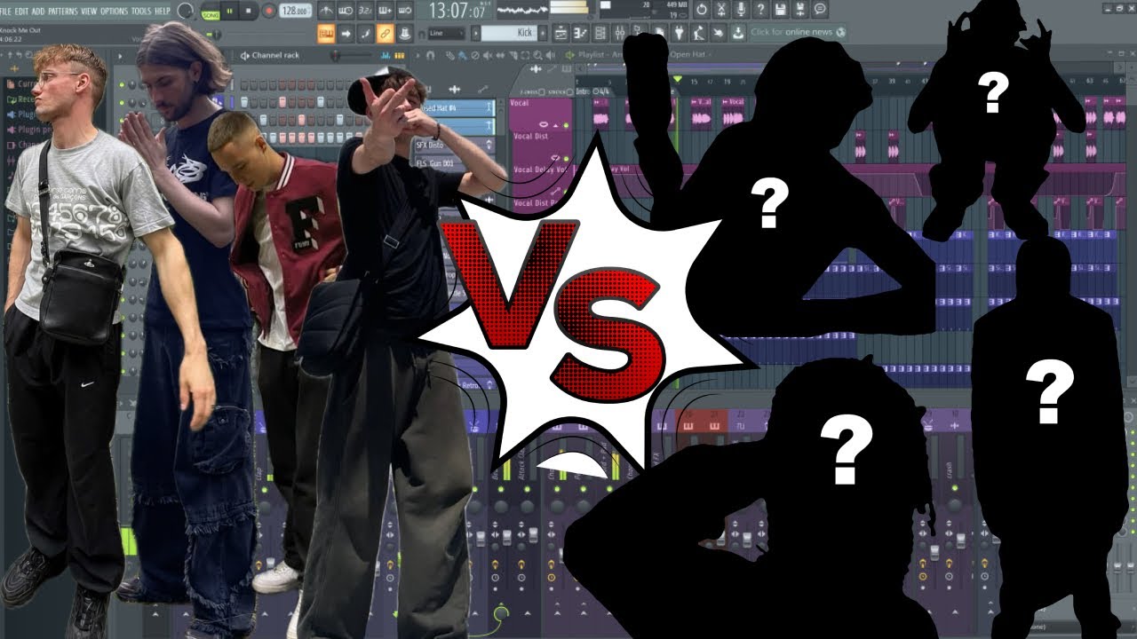 The Type Beat Lottery: 4 European Producers making RANDOM type beats in UNDER 30 MINUTES