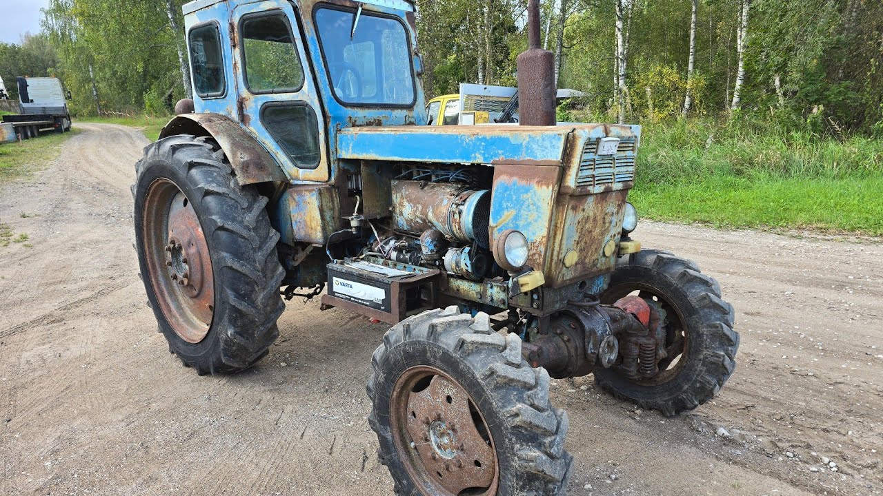 Tractor T-40AM walkaround and test drive