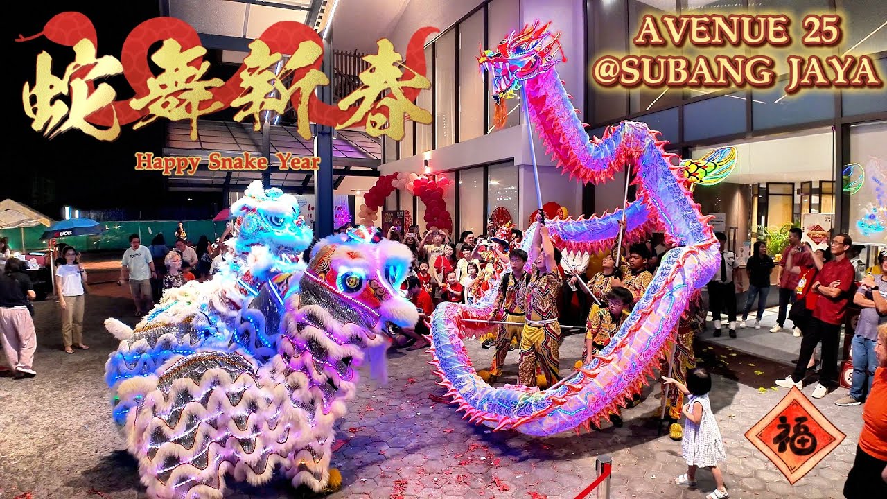 LED Lion Dragon Dance Blessing @Avenue 25 Subang Jaya | CNY 2025