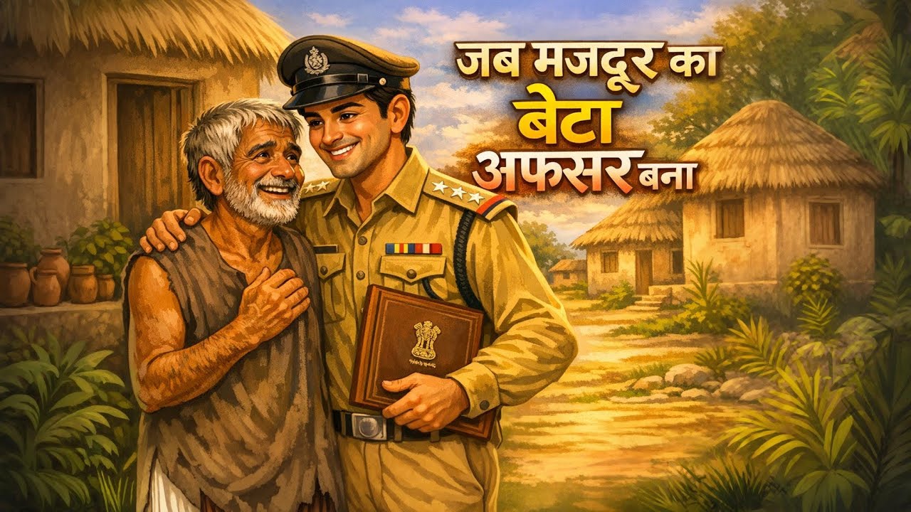 जब मजदूर का बेटा अफसर बना | आंखें नम कर देने वाली कहानी