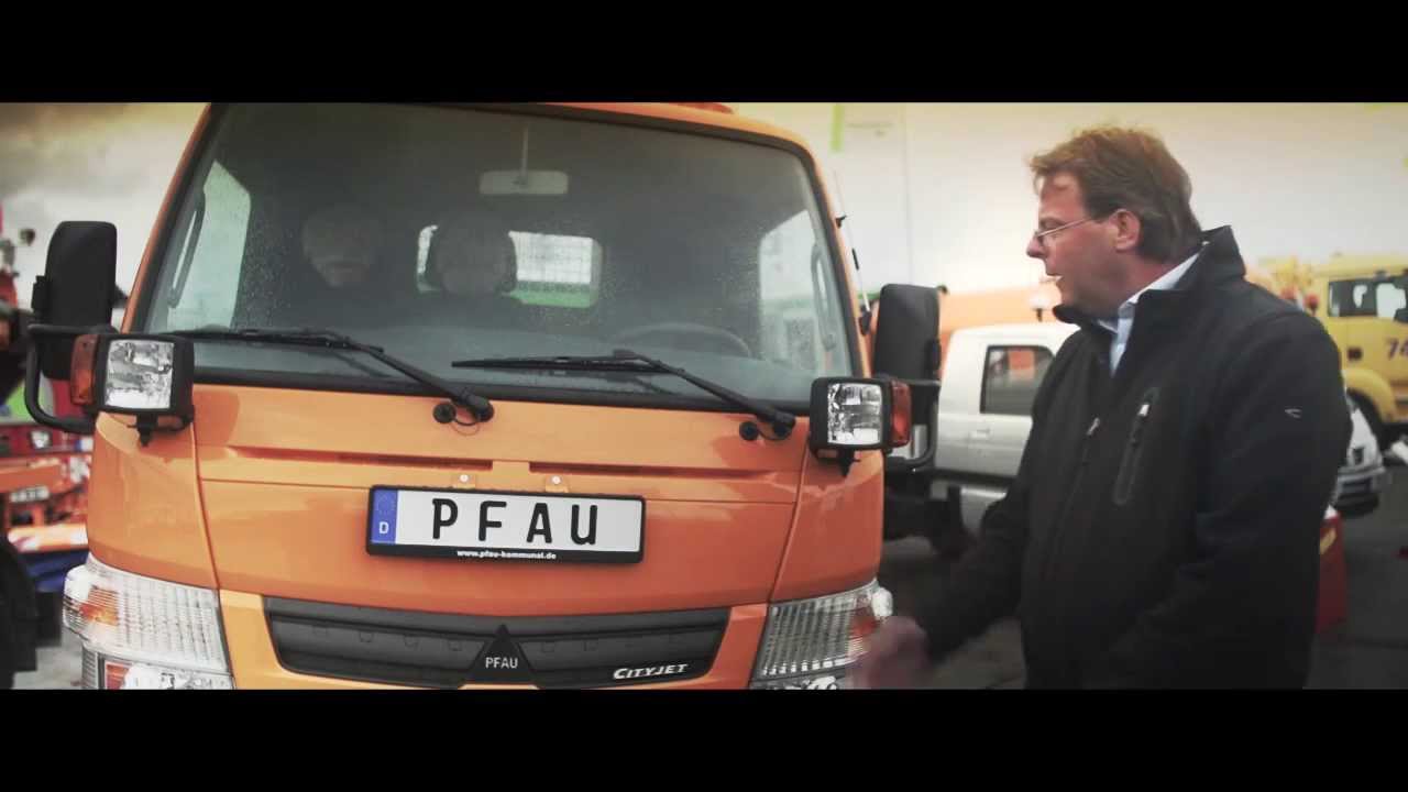 Pfau Kommunalgeräte auf der Demopark 2013 - Interview mit Manuel Jacobs