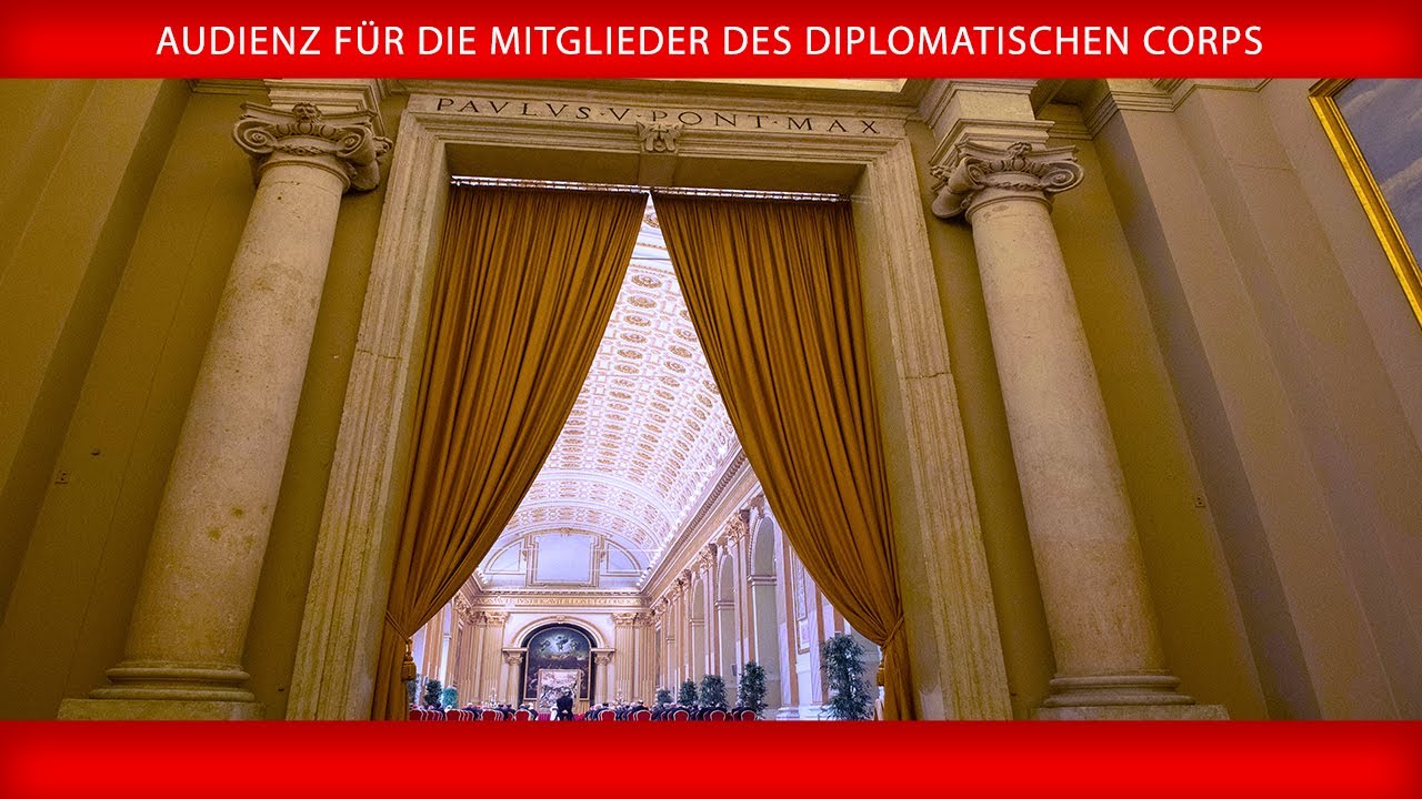Audienz für die Mitglieder des Diplomatischen Corps 9. Januar 2026 - Papst Leo XIV