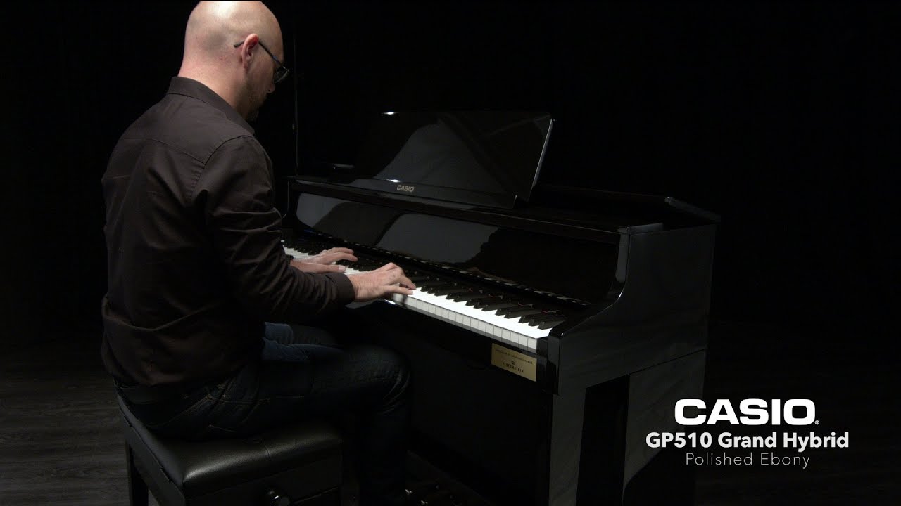 Casio GP510 Grand Hybrid Digital Piano, Polished Ebony | Gear4music