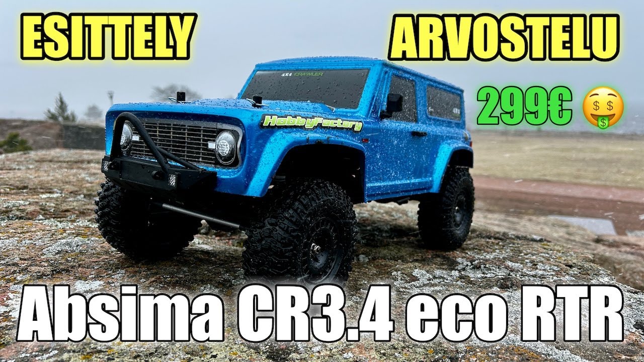 Absima CR3.4 eco RTR Esittely ja arvostelu