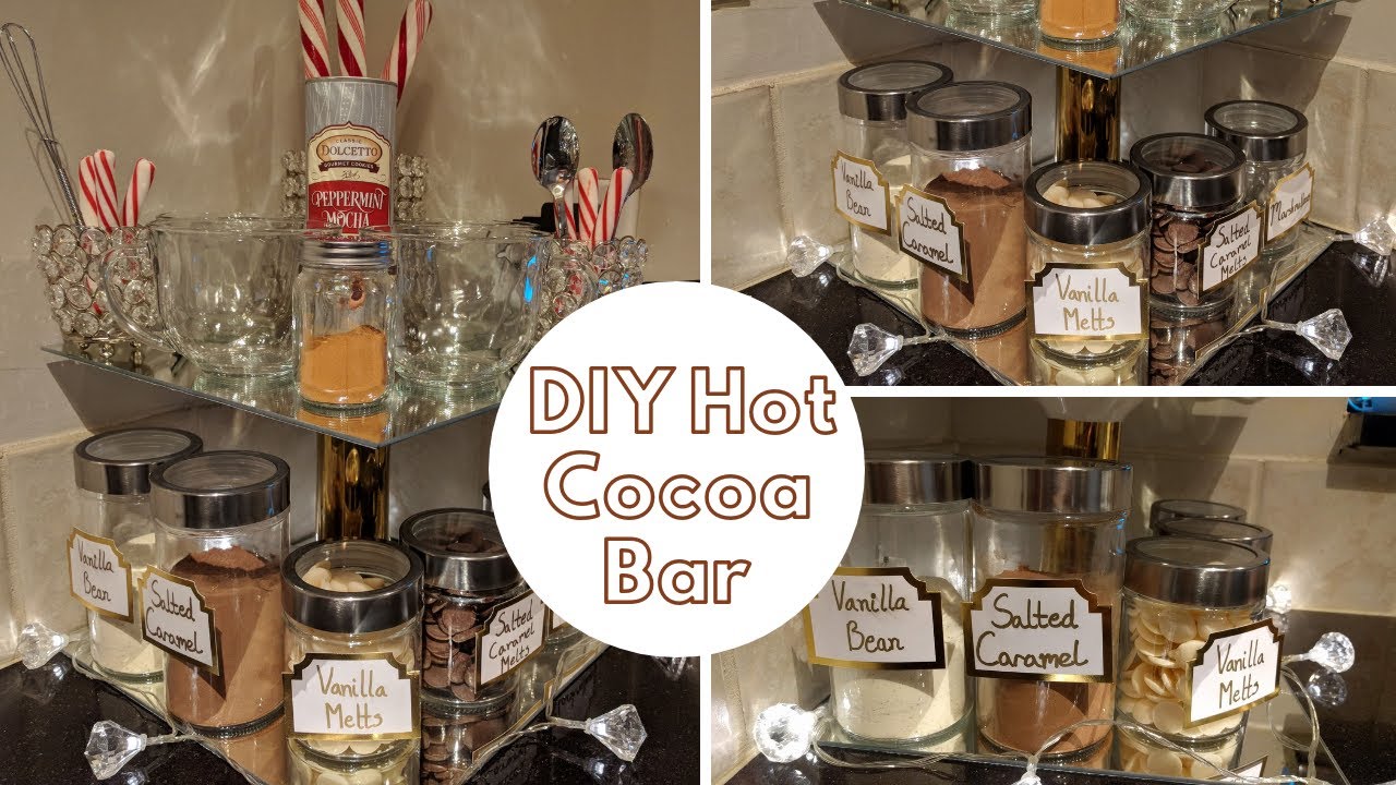 DIY Glam Hot Cocoa Bar | Hot Chocolate Station