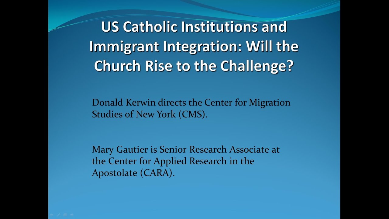 WEBINAR | US Catholic Institutions and Immigrant Integration