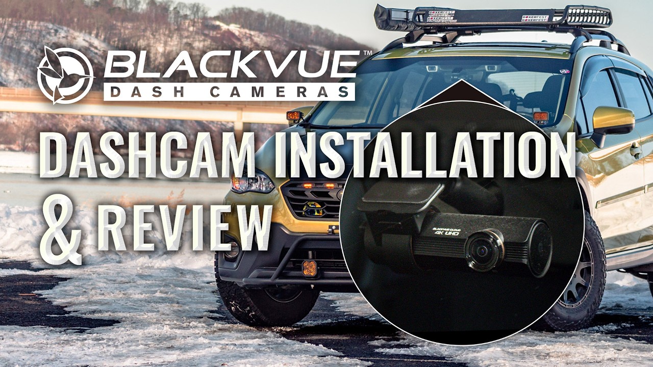 BlackVue DR970X-Plus Install & Review in a Subaru Crosstrek | 4K Dash Cam Test