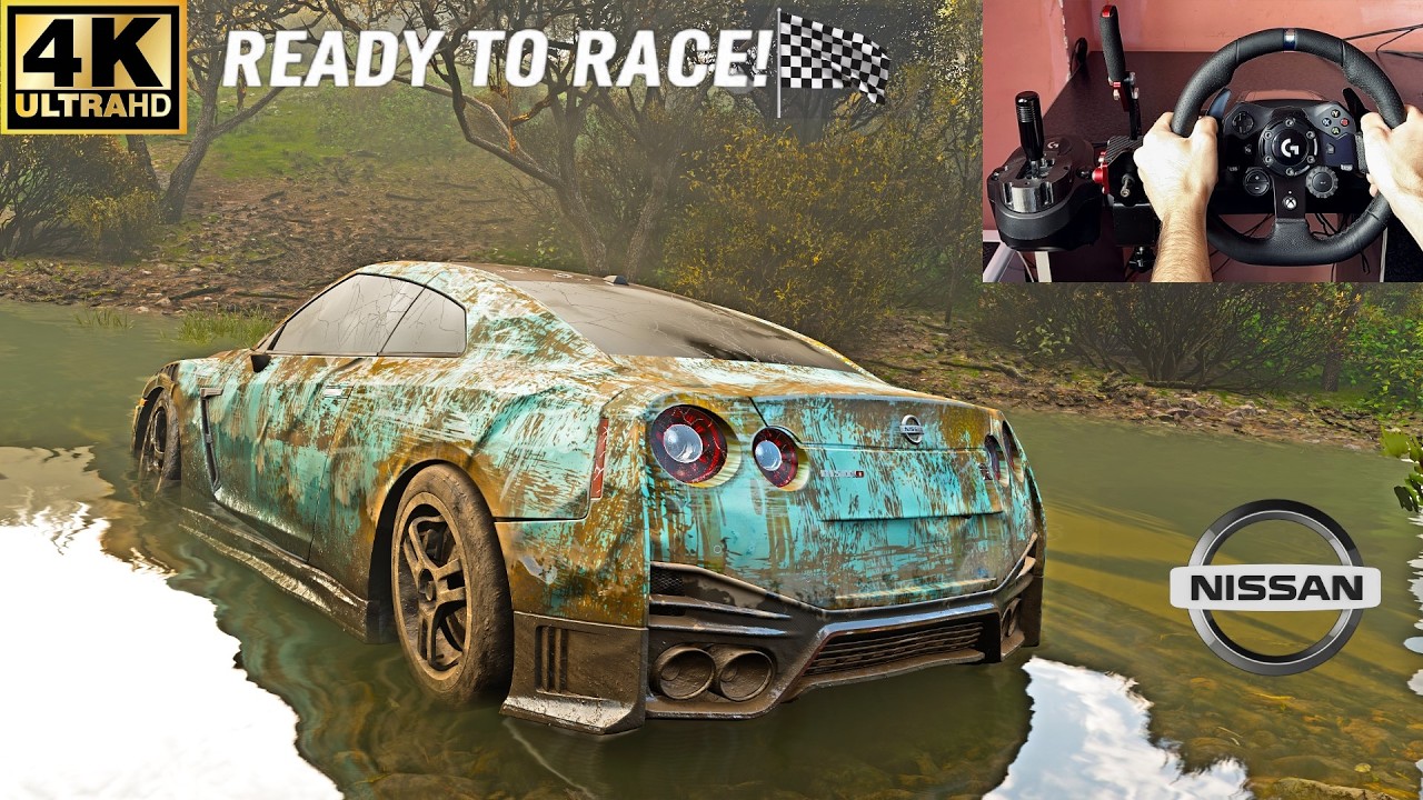 RESTORED & RACED VS SUPERCARS Nissan GTR R35  (1047HP)  | Forza Horizon 5  Steering Wheel Gameplay