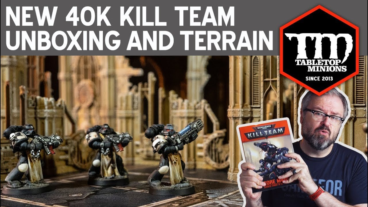 New 40k Kill Team Unboxing and Painted Terrain