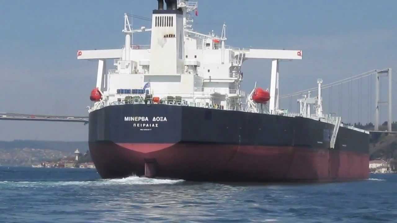 Minerva Oil Tanker with Escort in the Bosphorus