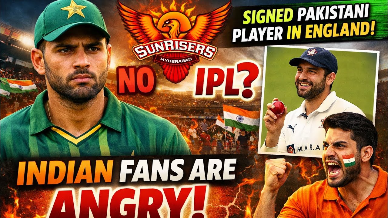 👉 SRH Signs Pakistani Player 😳 | Indian Fans React Strongly!