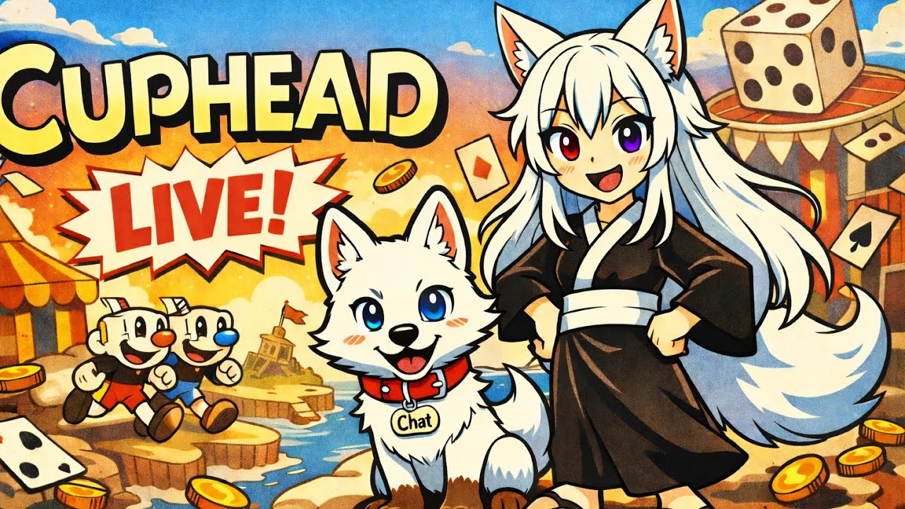 Cuphead mas o chat atrapalha o jotinha com pix