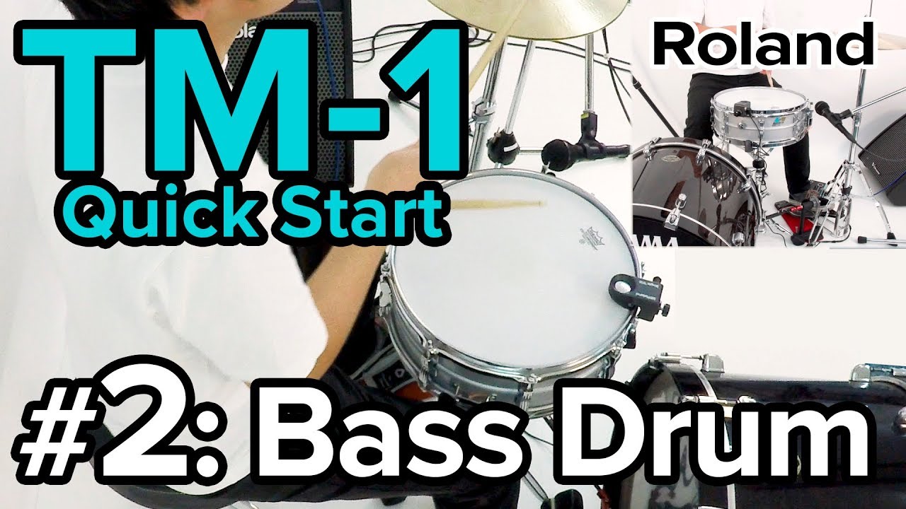 &ldquo;Using the TM-1 to Change the Bass Drum Sound&rdquo; Roland TM-1 #2