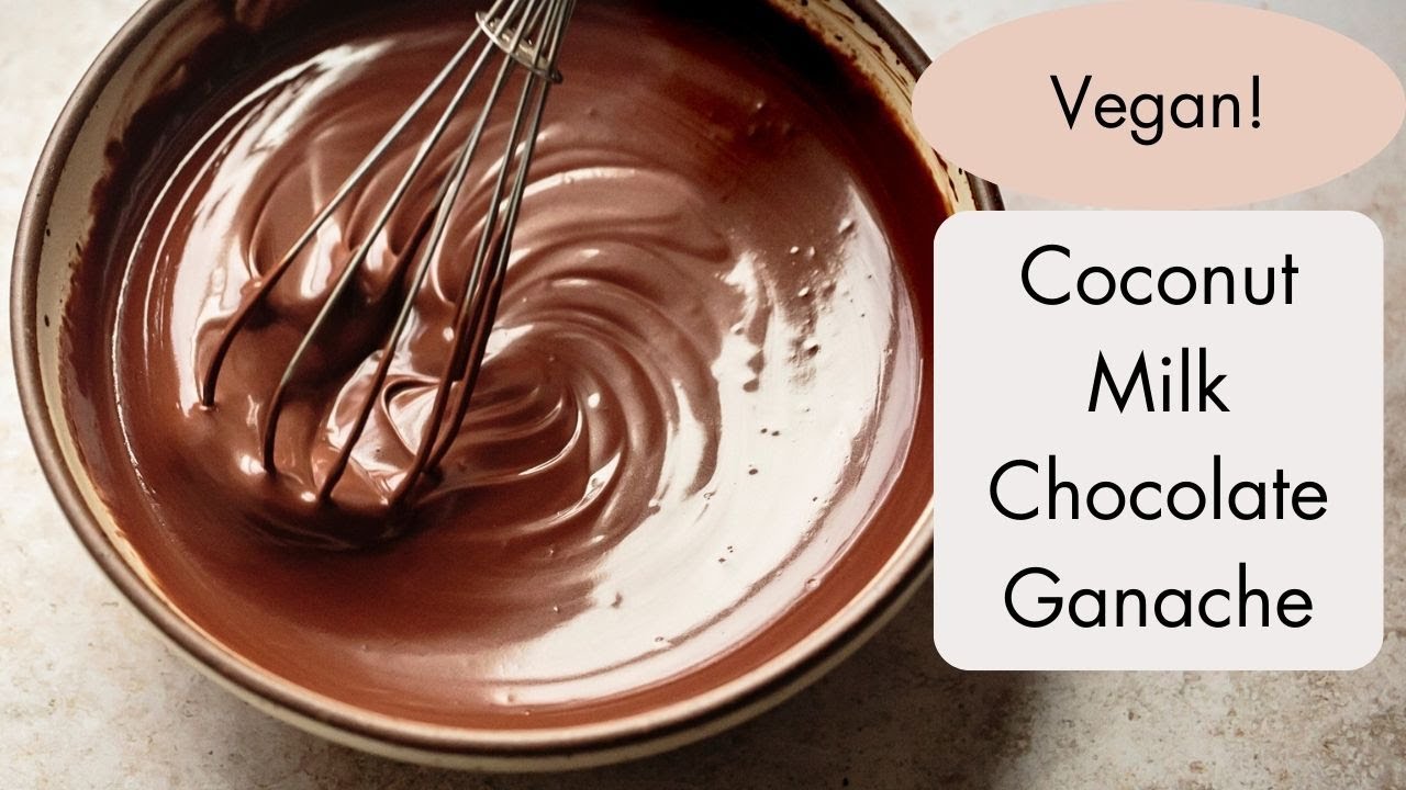 5-Minute Vegan Chocolate Ganache with Coconut Milk