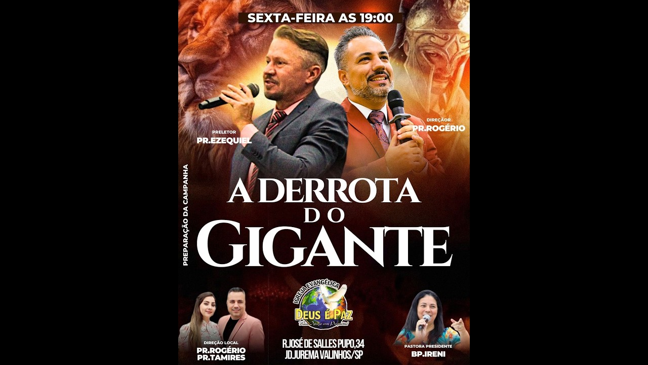 A DERROTA DO GIGANTE | PR. EZEQUIEL BARBOSA | CATEDRAL VALINHOS | 27/02/2026