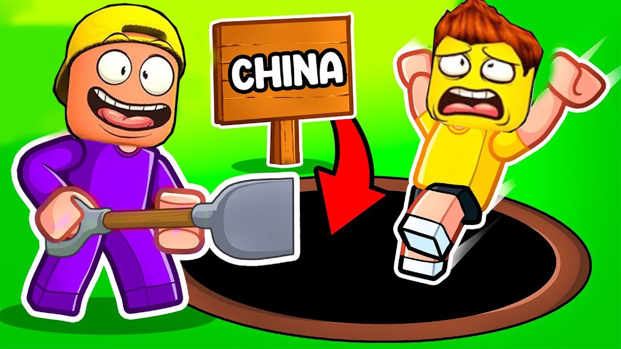 Wir GRABBEN uns nach CHINA in Roblox!
