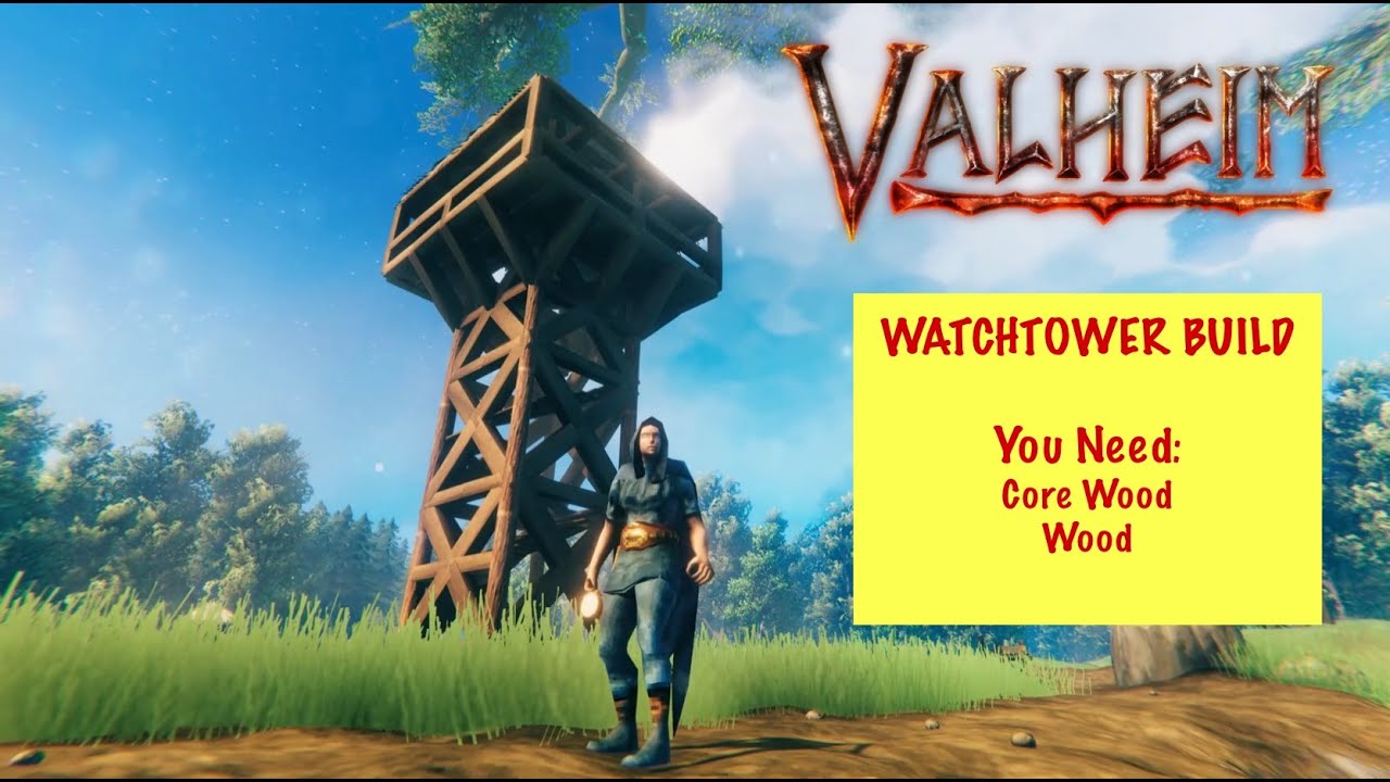 Valheim: Watchtower Build